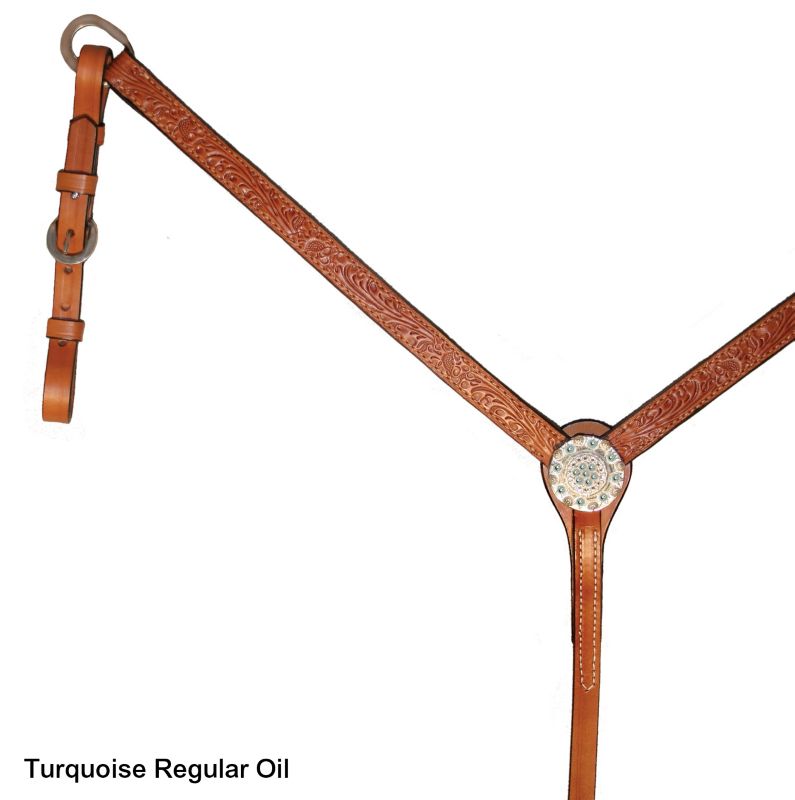 Circle Y Crystal Straight Breast Collar