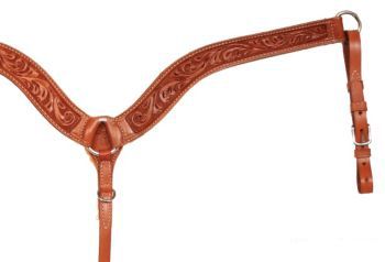 Circle Y Floral Tapered No Choke Breast Collar
