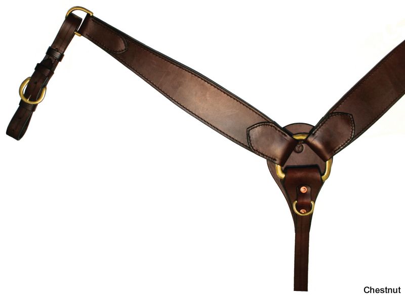 Circle Y Tapered Harness Leather Breast Collar