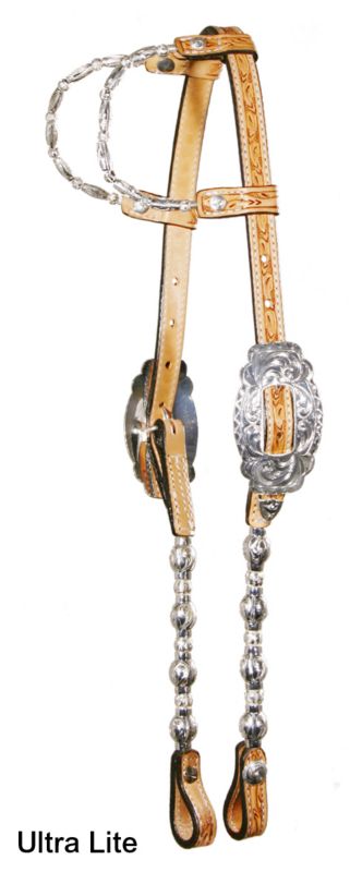 Circle Y Double Ear Ferrule Headstall