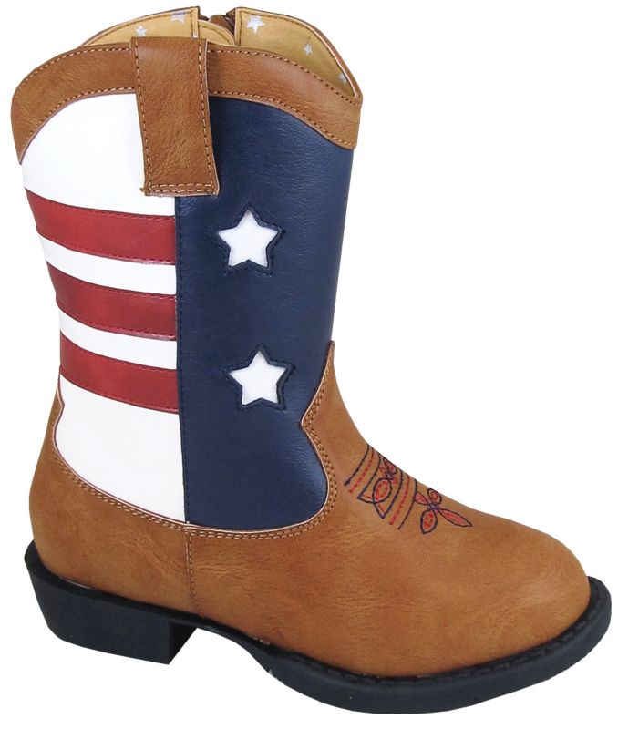 Smoky Mtn Side Zip Austin Light Up Boots