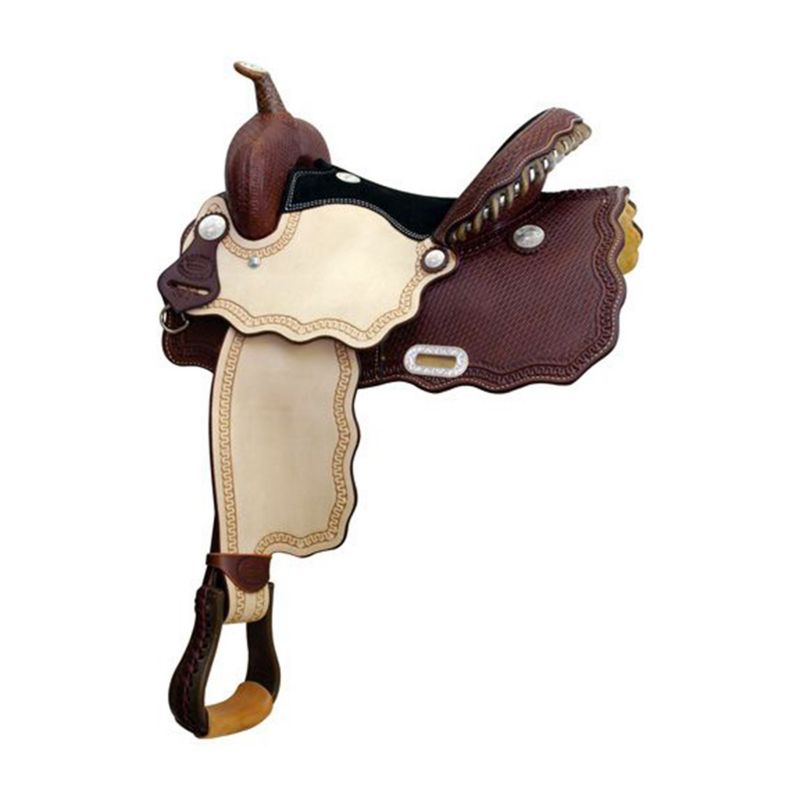 Billy Cook Saddlery Wave A Smokin Barrel Saddle
