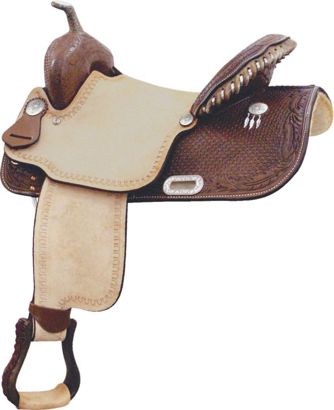 Saddlesmith Connie Combs Feather Barrel Saddle