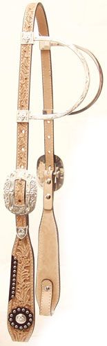 Tex Tan Silver Elect Show Headstall