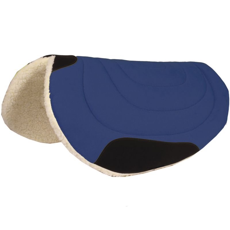 Mustang Micro-Suede Barrel Saddle Pad