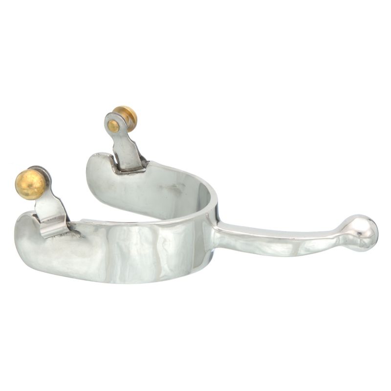 Tough-1 SS Long Knob End Equitation Spurs