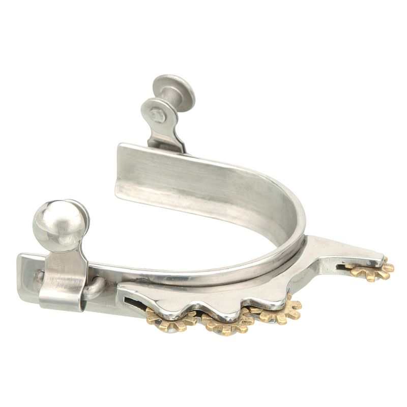 Tough-1 SS Humane Rowel Bumper Spurs