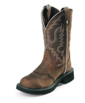 Justin Ladies Gypsy 11in Boots Aged Bark