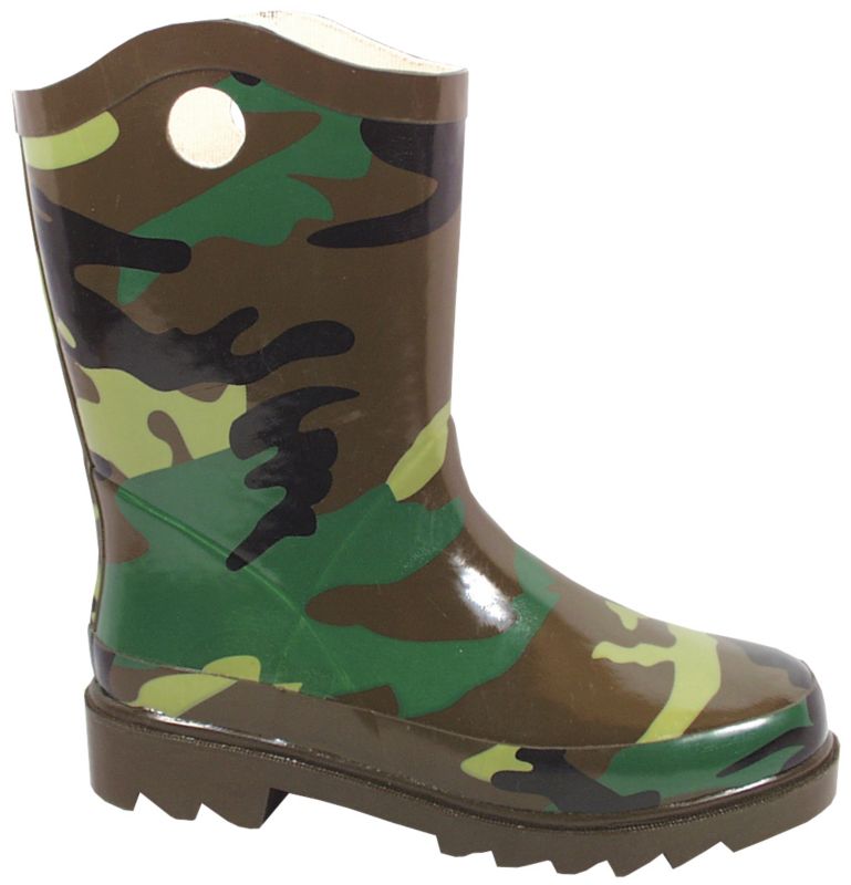 Smoky Mountain Childs Camo Rubber Boot