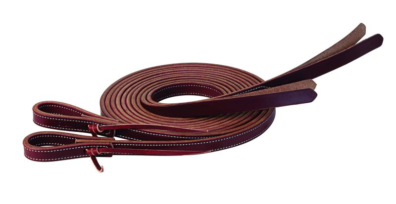 Weaver ProTack Latigo Popper End Split Reins