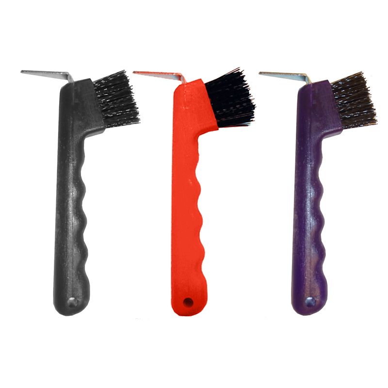 Plastic Hoof Pick Brush Combo 3 Pack