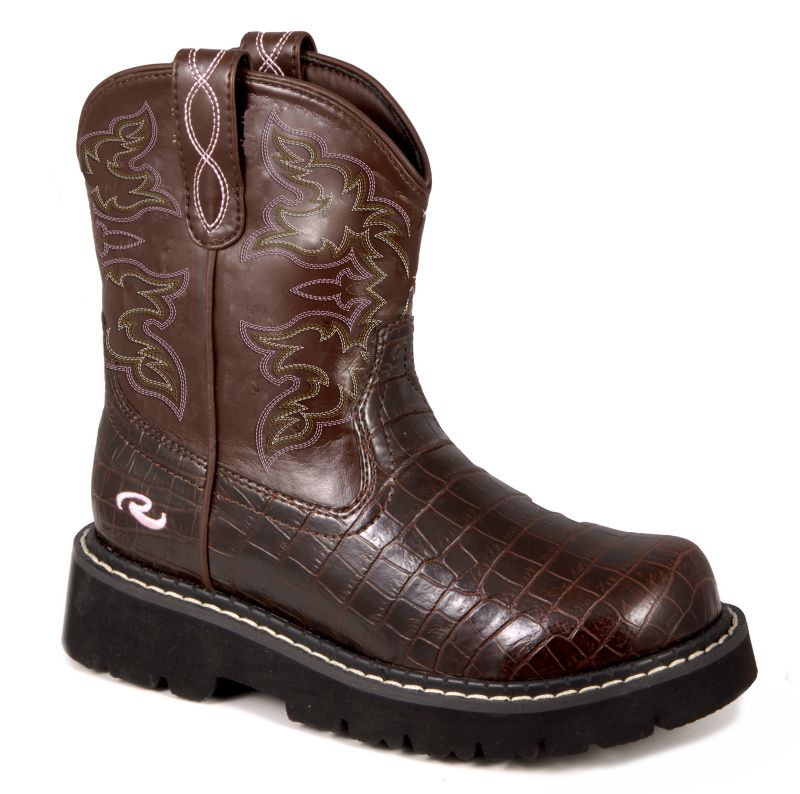 Roper Ladies Faux Leather Chunk 2 Boot
