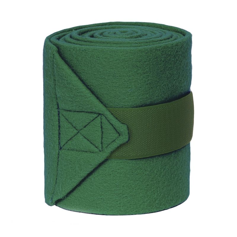 Basic Polo Wrap Set of 4 Hunter Green