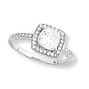 Kelly Herd Clear Square Ring