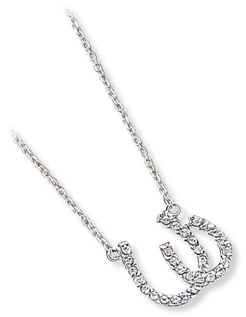 Kelly Herd Side by Side Double Horseshoe Pendant
