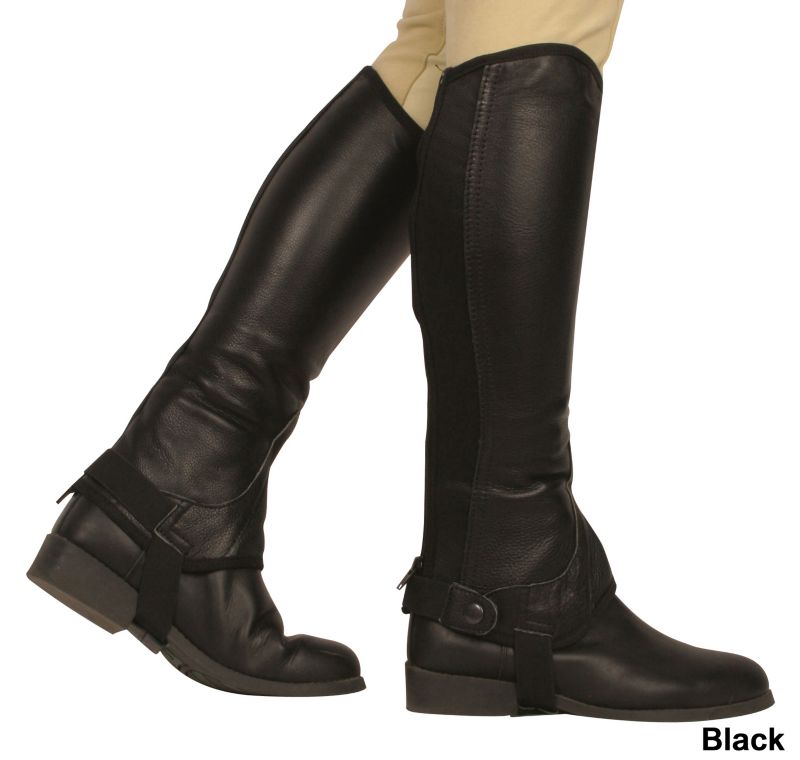 Dublin Flexi Leather Half Chaps