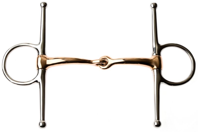 Korsteel Copper Mouth Full Cheek Snaffle Bit