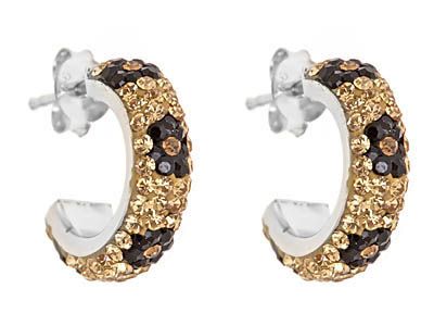Kelly Herd Cheetah Collection Small Hoop Earrrings