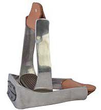 Western Aluminum Padded Bell Stirrups