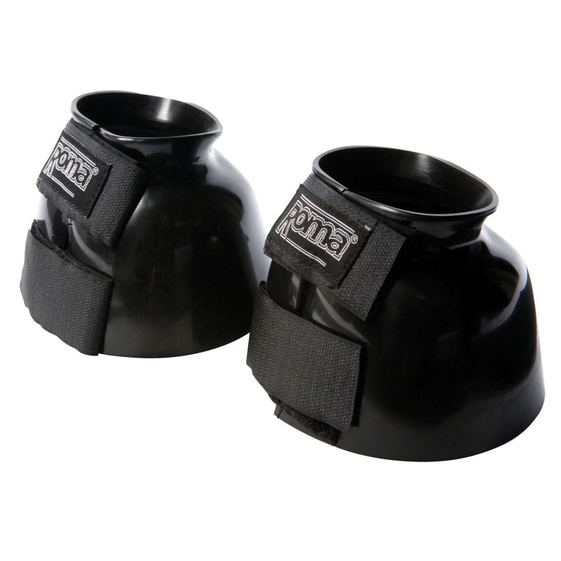 Roma PVC Smooth Velcro Bell Boots