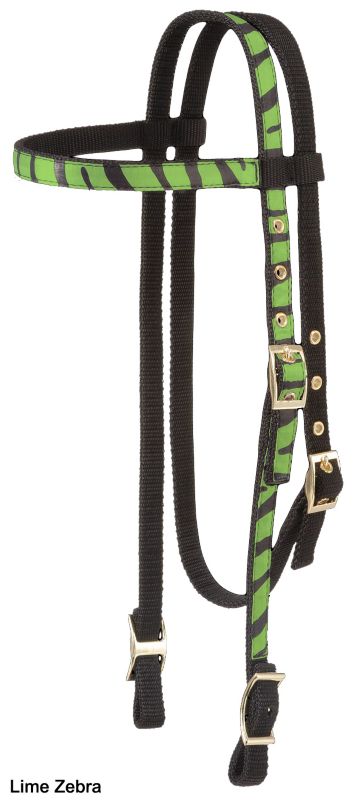 Tough-1 Wild Nylon Browband Headstall