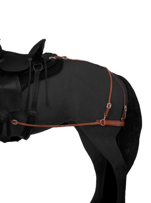 Tough-1 Leather Mule Breeching