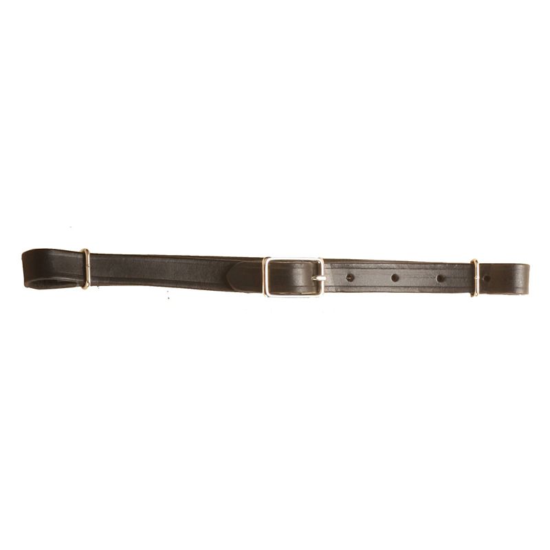 Tory Flat Leather Curb Strap