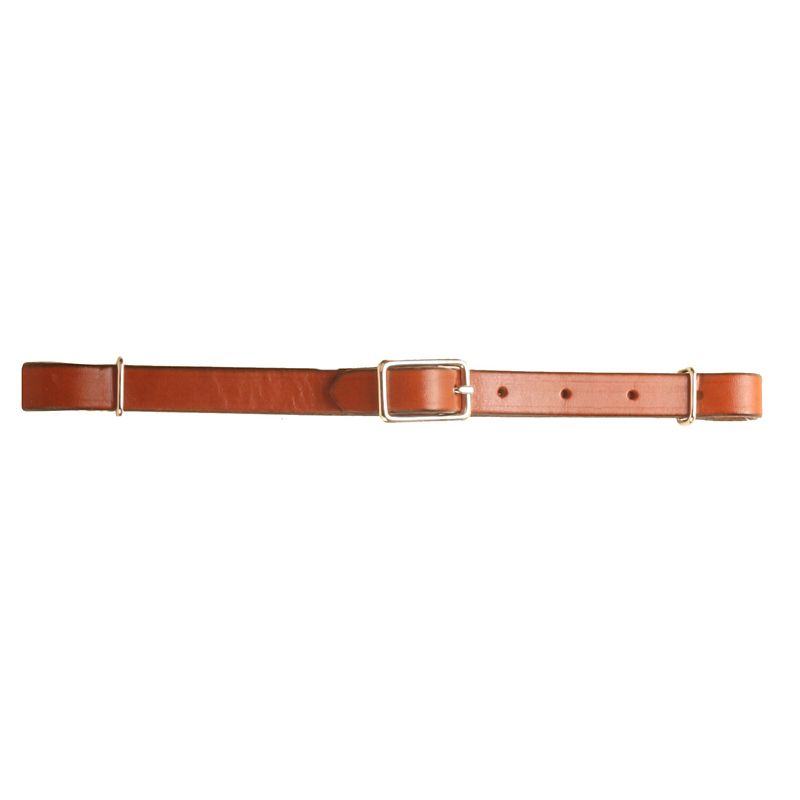 Tory Flat Leather Curb Strap