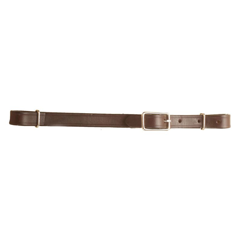 Tory Flat Leather Curb Strap