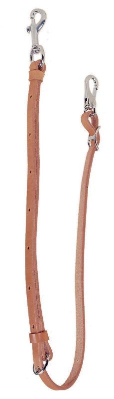 Tory Harness Leather Tongue Buckle Tie Down