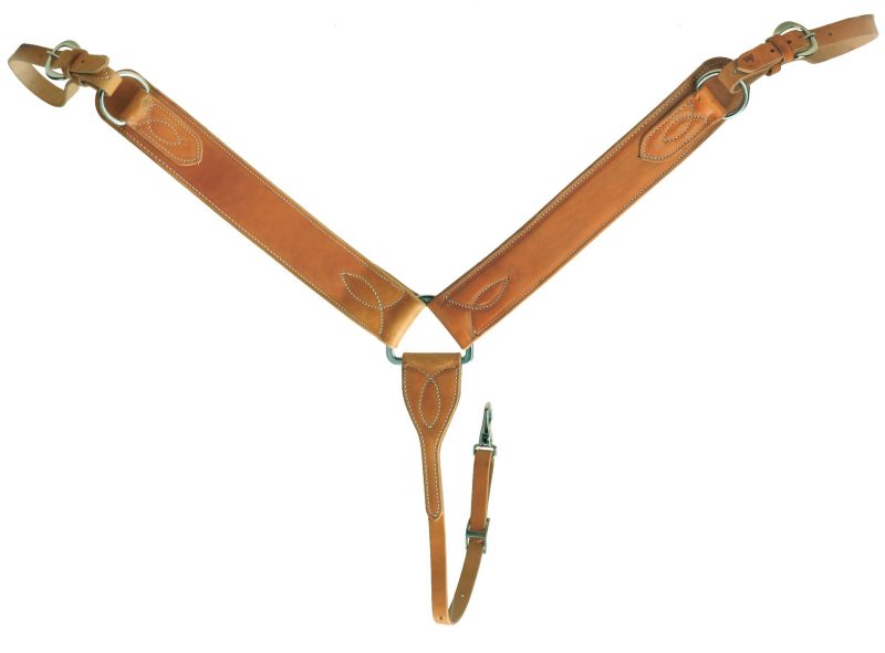 Tory Harness Leather Roper Breast Collar