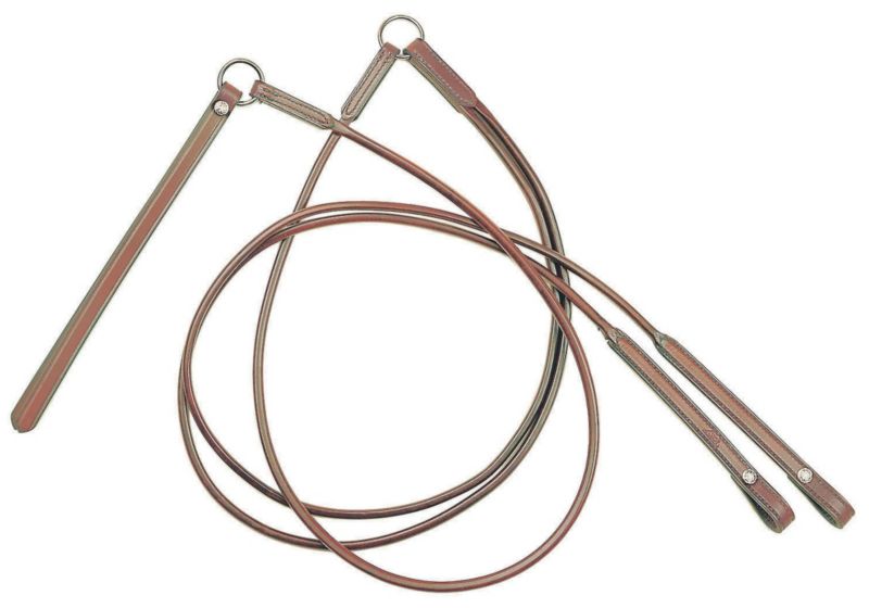 Tory Harness Leather Romel Rein w/Chicago Srews