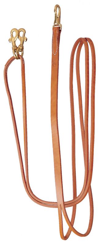 Tory Harness Leather Sliding Draw Rein