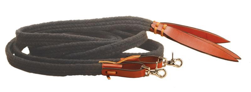 Tory Braided Flat Cotton Split Reins