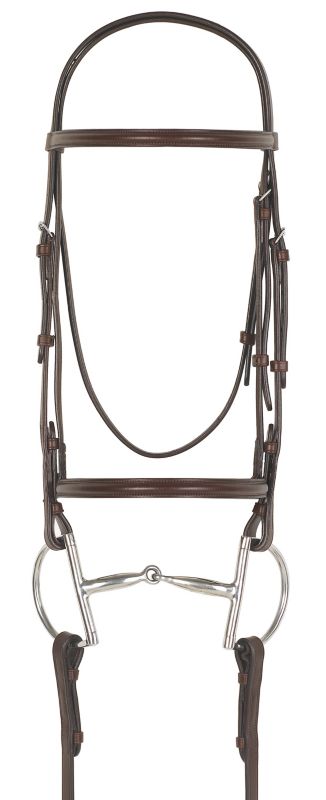 Camelot Plain Raised Snaffle Bridle