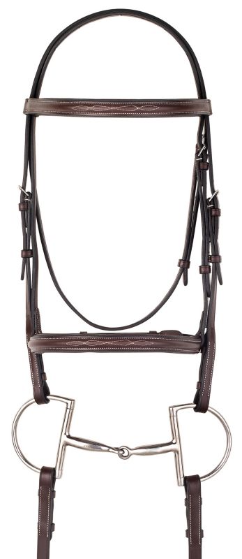 Camelot Gold Fancy Raised Padded Bridle