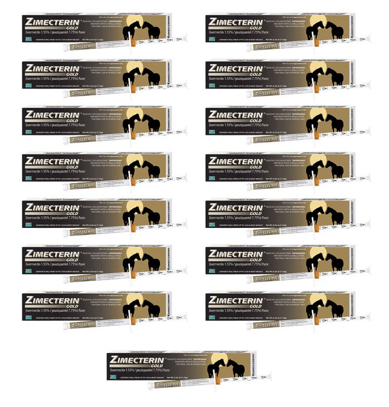 Zimecterin Gold 7.75 Praziquantel Buy 12 w/3 Free