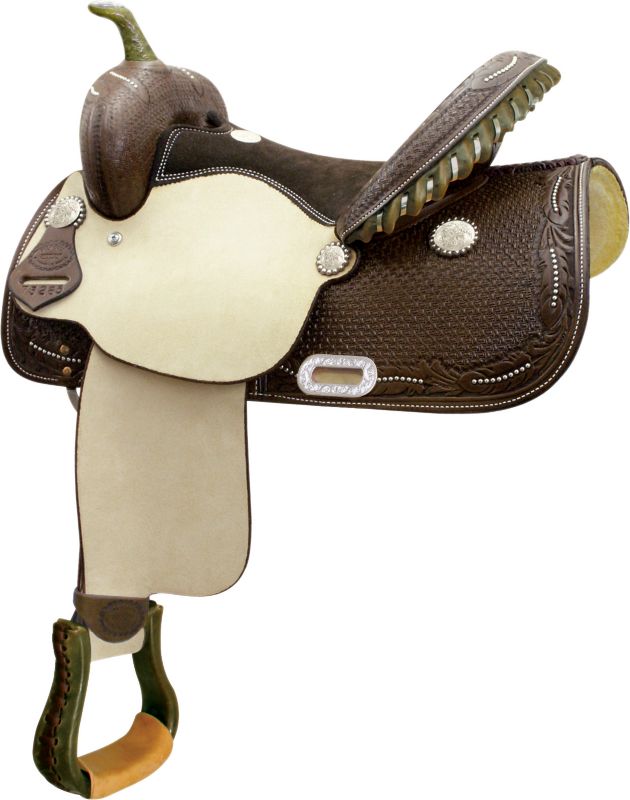 Billy Cook Saddlery Spotted Feather Saddle