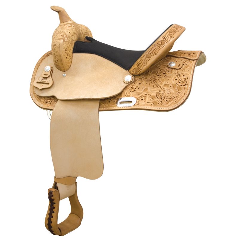 Simco-Longhorn Combs Oak RO Barrel Saddle