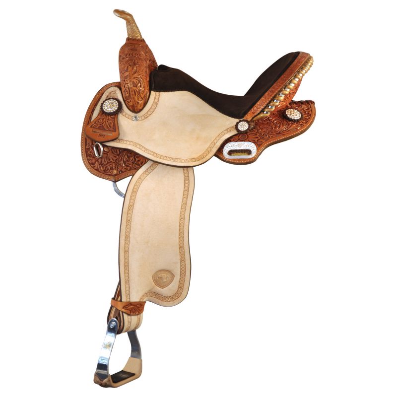Tex Tan Circuit Barrel Saddle