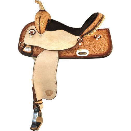 Tex Tan Flex Barrel Saddle