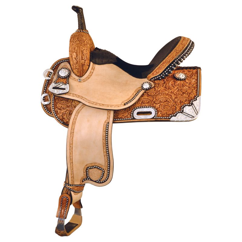 Tex Tan Silver Show Barrel Saddle