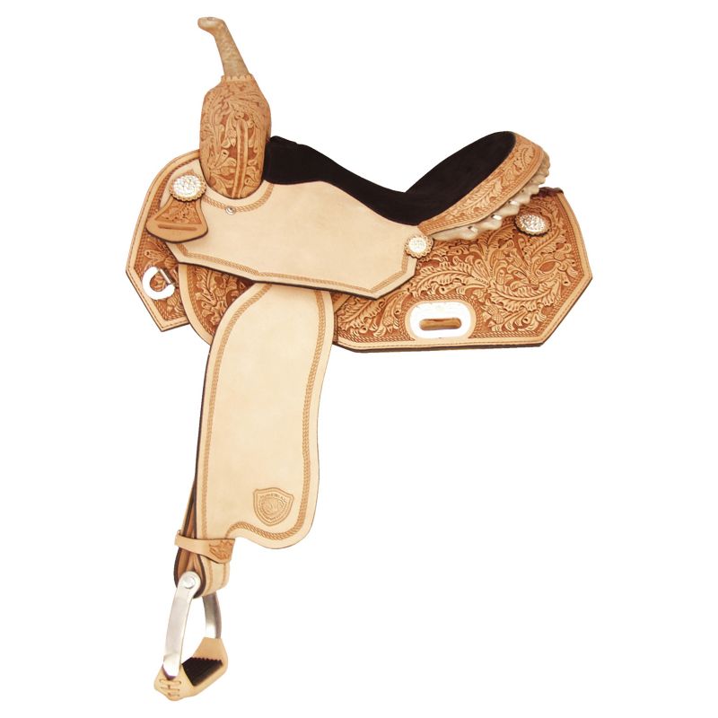 Tex Tan Talmadge Floral Barrel Saddle