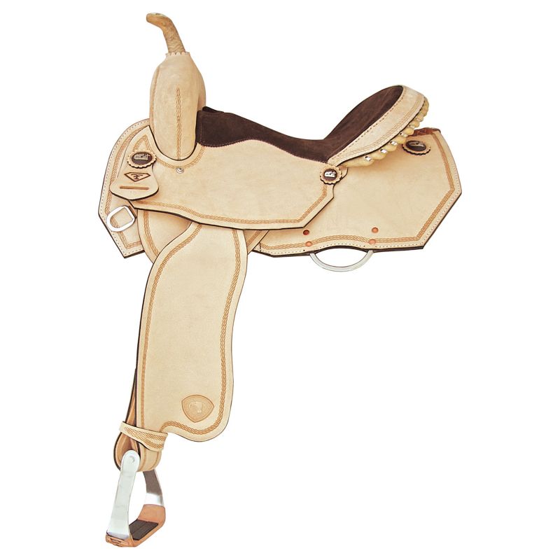 Tex Tantalmadge Green Ro Barrel Saddle