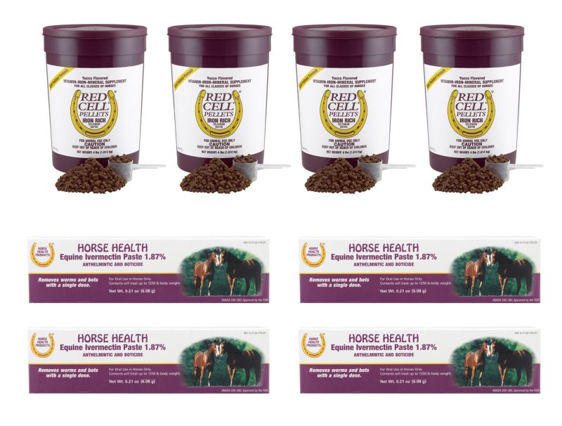 4 Red Cell Pellets and 4 Free HH Ivermectin