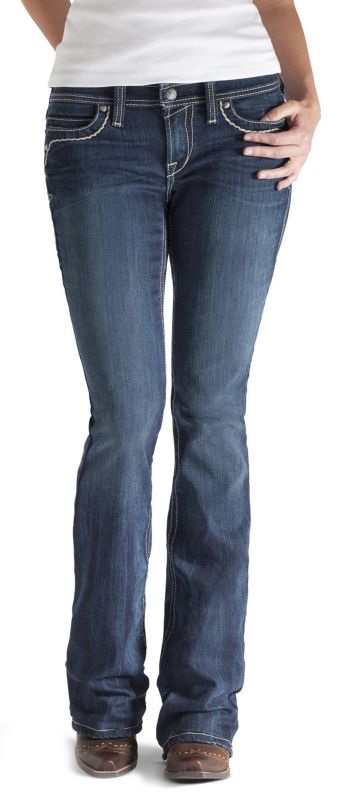 Ariat Ladies Turquoise Whipstitch Jeans
