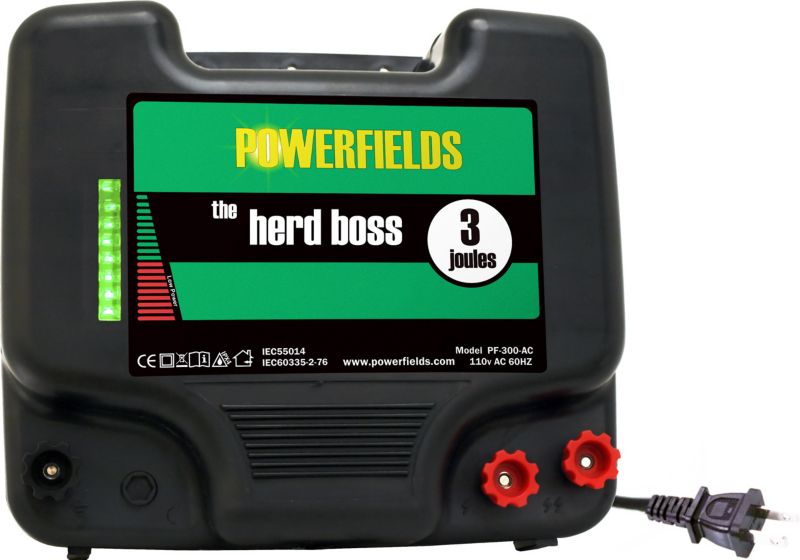 Powerfields 3.64 Joule 110V DualZone Fence Charger