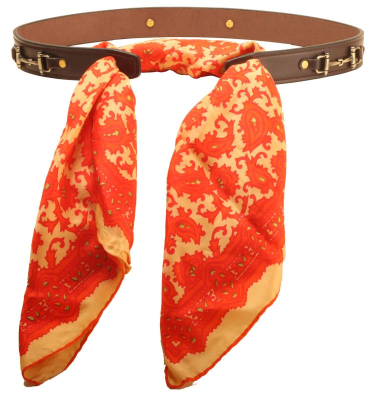 Tory Leather Snaffle Bit Belt 1.25