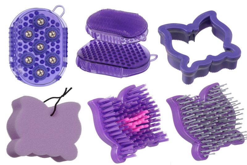 Colored Butterflies Grooming Kit
