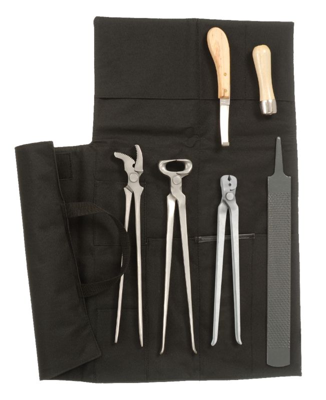 Tough-1 7 Piece Professional Farrier Kit in Bag
